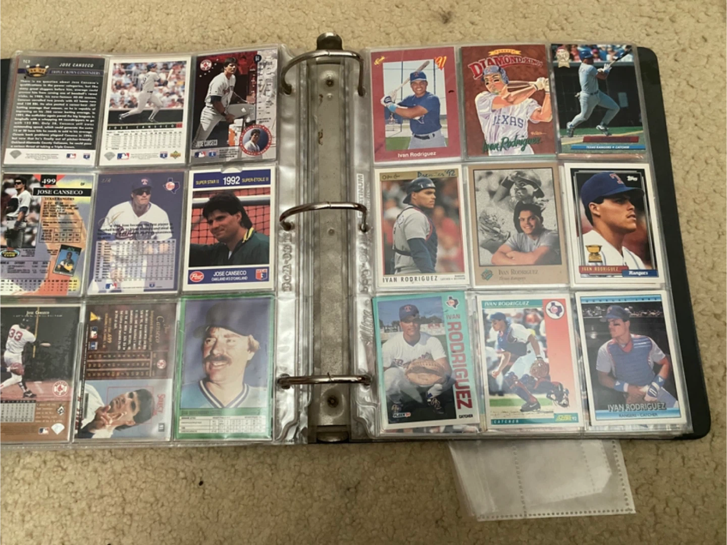 Hockey & Baseball Card Binder - photo 3