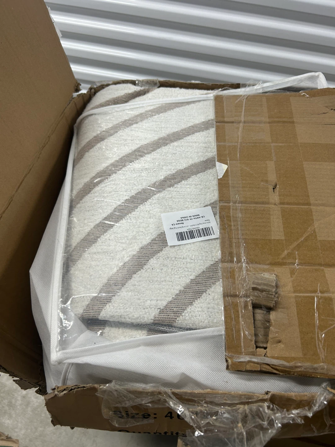 8x10  Feet LA WITTEN Beige/Ivory Area Rug 4'x6' - photo 4