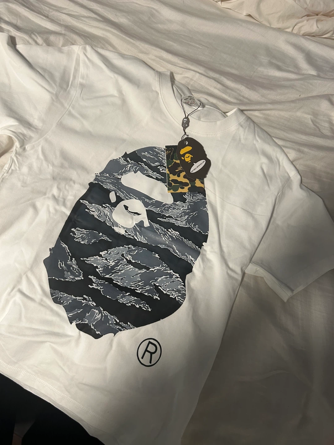 New A Bathing Ape (BAPE) White Tee - Size S - photo 3