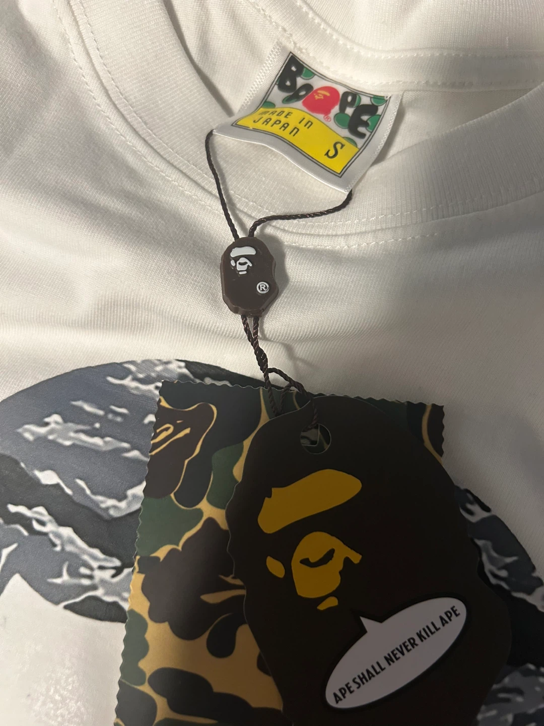 New A Bathing Ape (BAPE) White Tee - Size S - photo 2