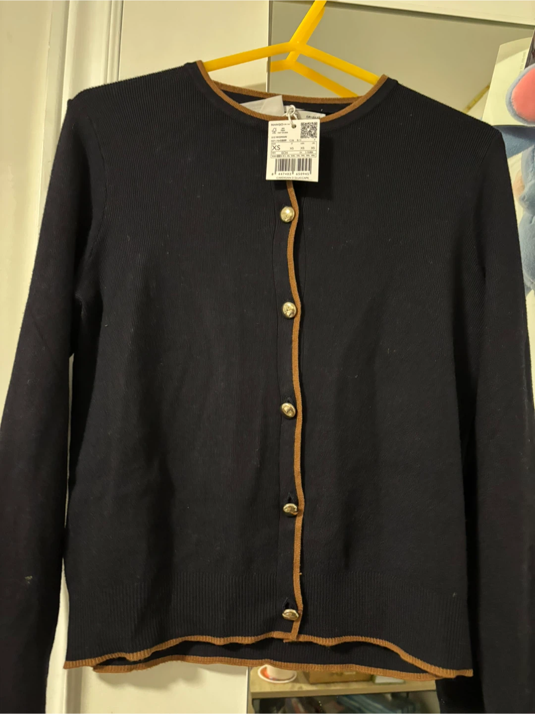 Mango Black Cardigan - Size Small - photo 2