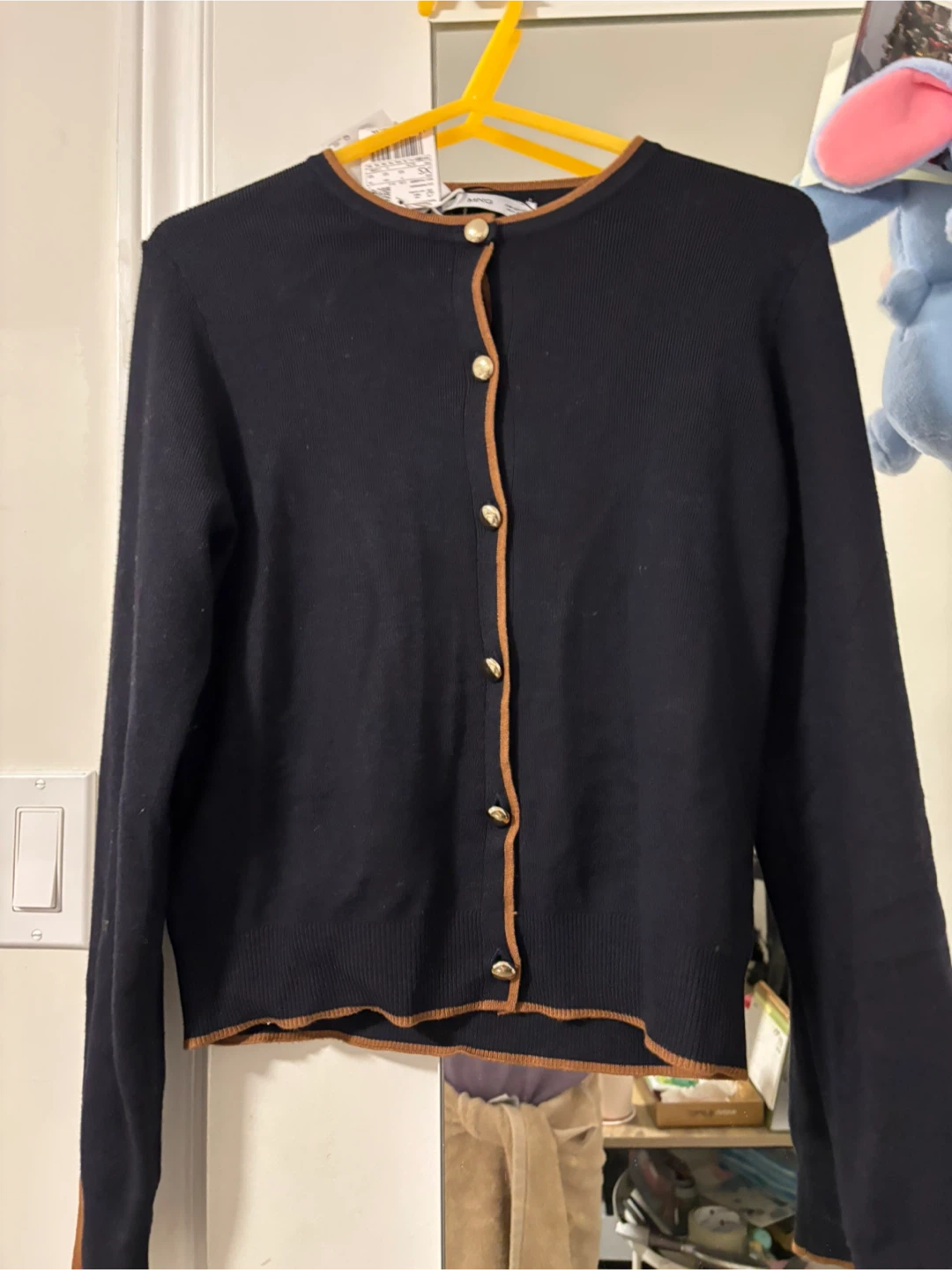Mango Black Cardigan - Size Small - photo 5