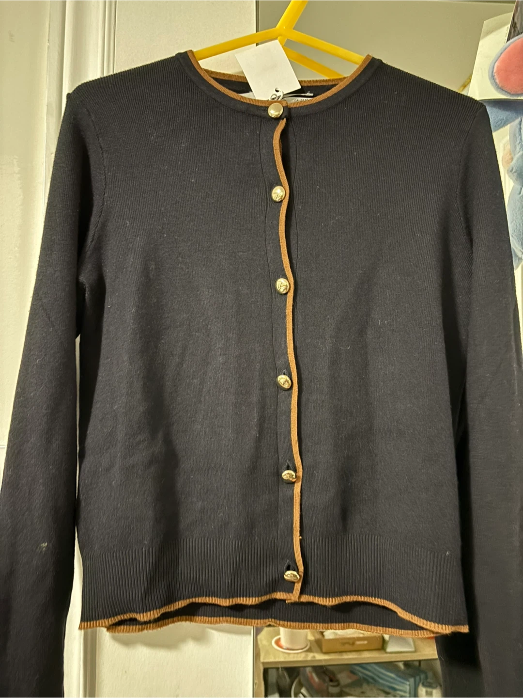 Mango Black Cardigan - Size Small