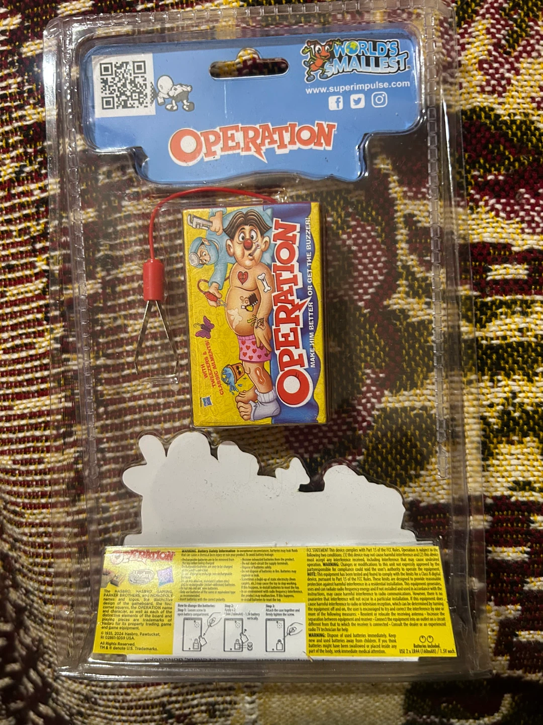 World's Smallest Operation Game - New!