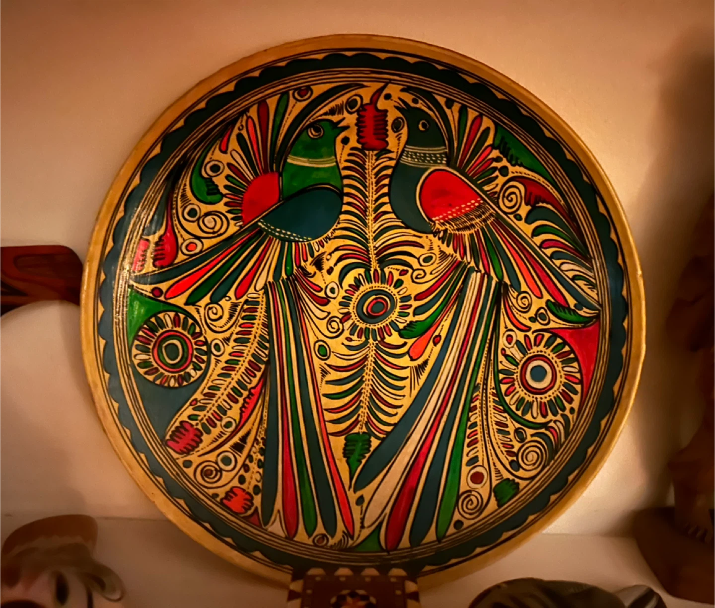 Hand-Painted Decorative Plate