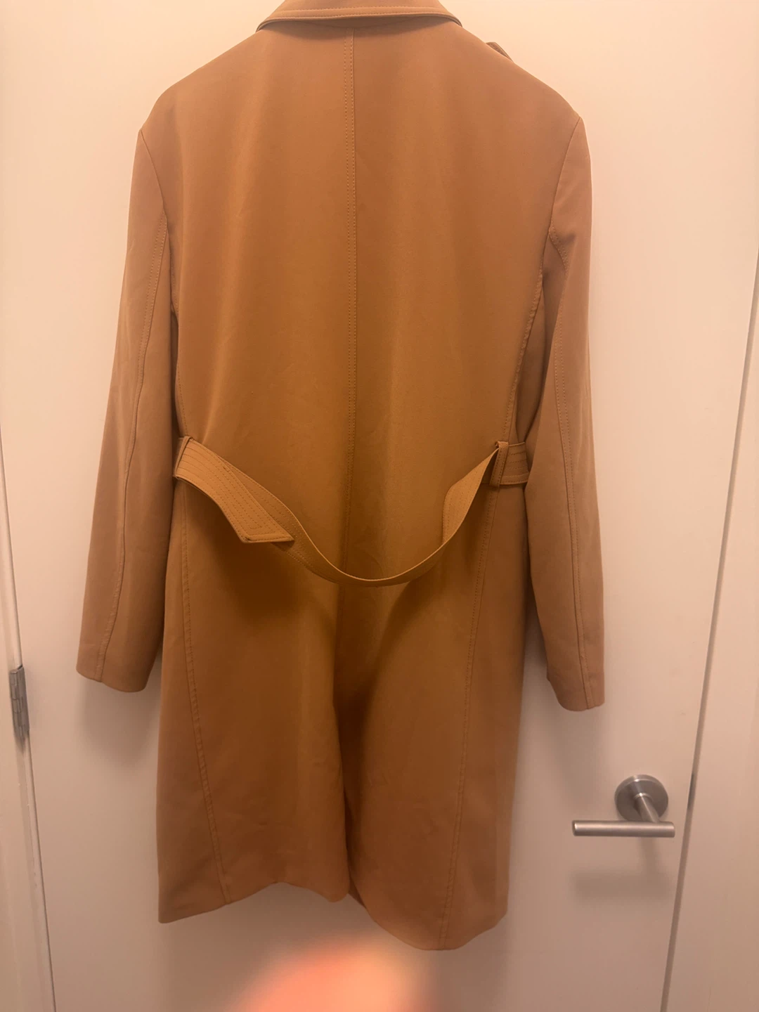 H&M Beige Trench Coat - Size Large - photo 4