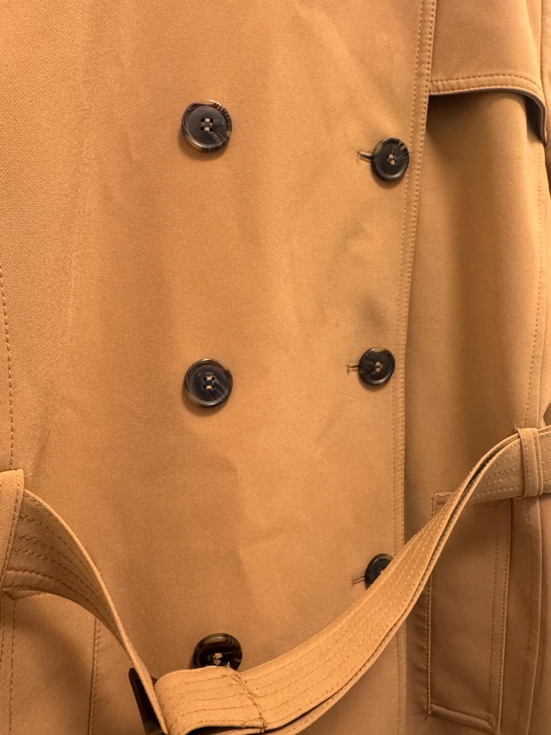 H&M Beige Trench Coat - Size Large - photo 2