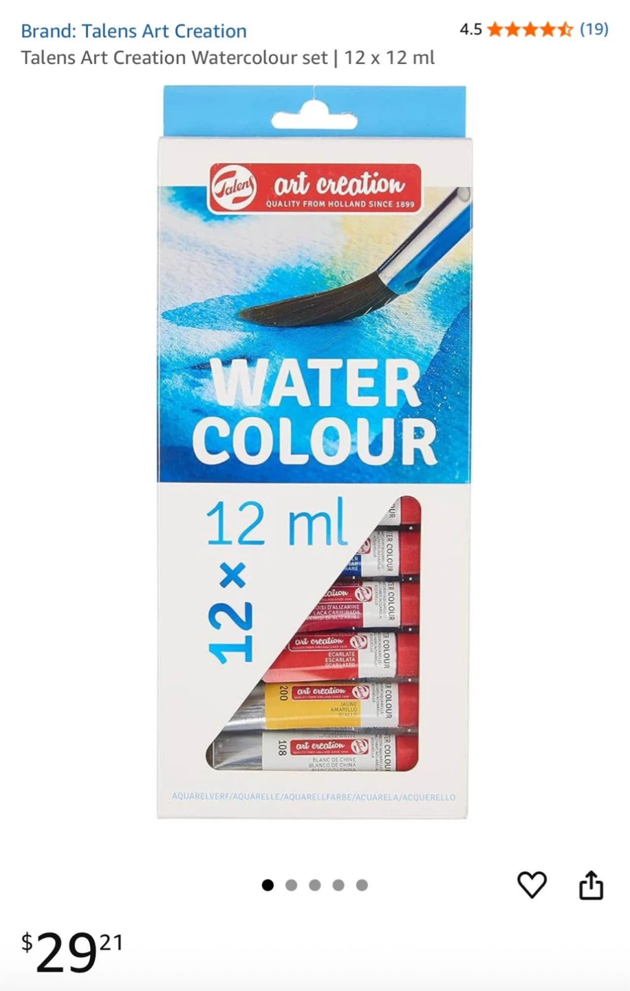 Talens Art Creation Watercolour Set - New - photo 3