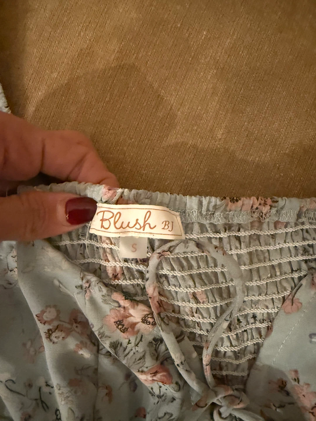 Blush BJ Floral Top - Size Small - photo 2