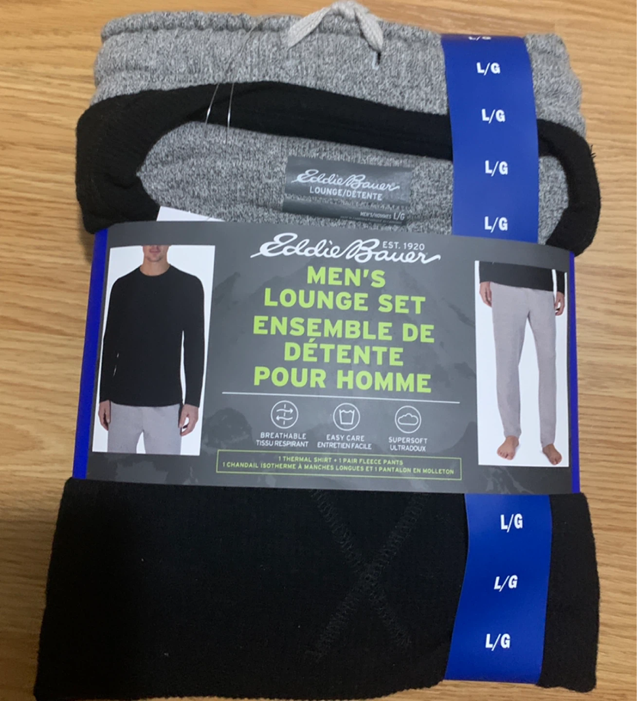 Eddie Bauer Men's Lounge Set - Size L - New - photo 2