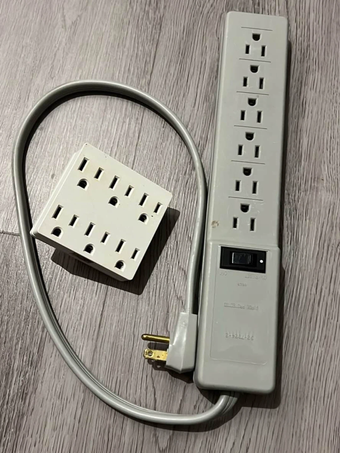 6-outlet Surge Protector Power Strip $ Leviton Plug-In Adapter