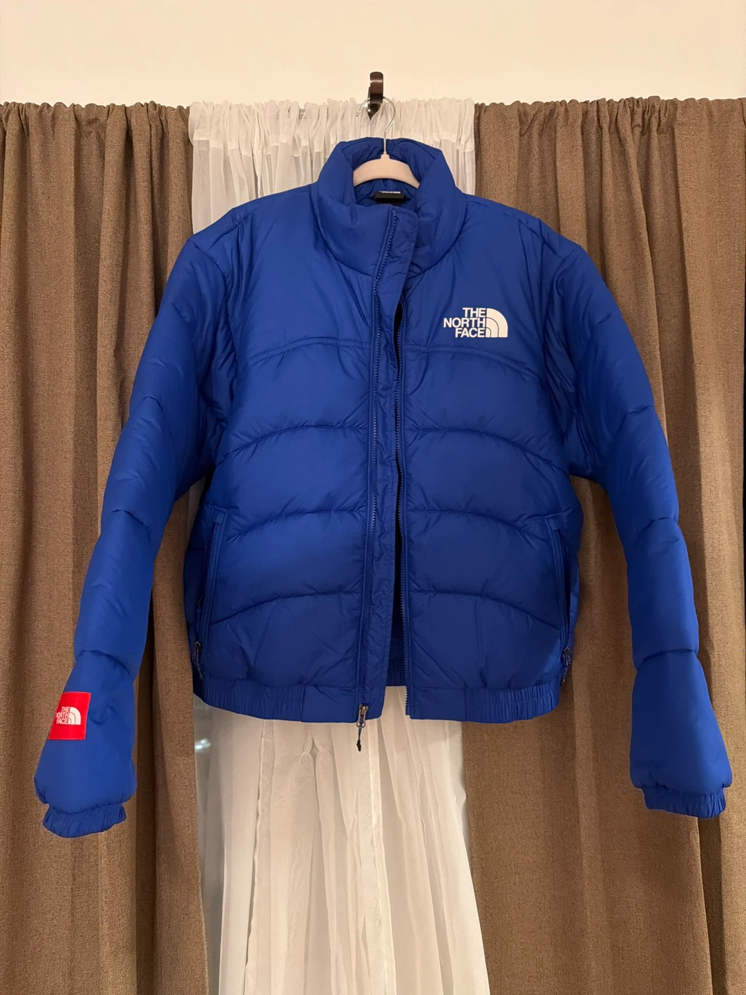 The North Face Blue Puffer Jacket - Size L