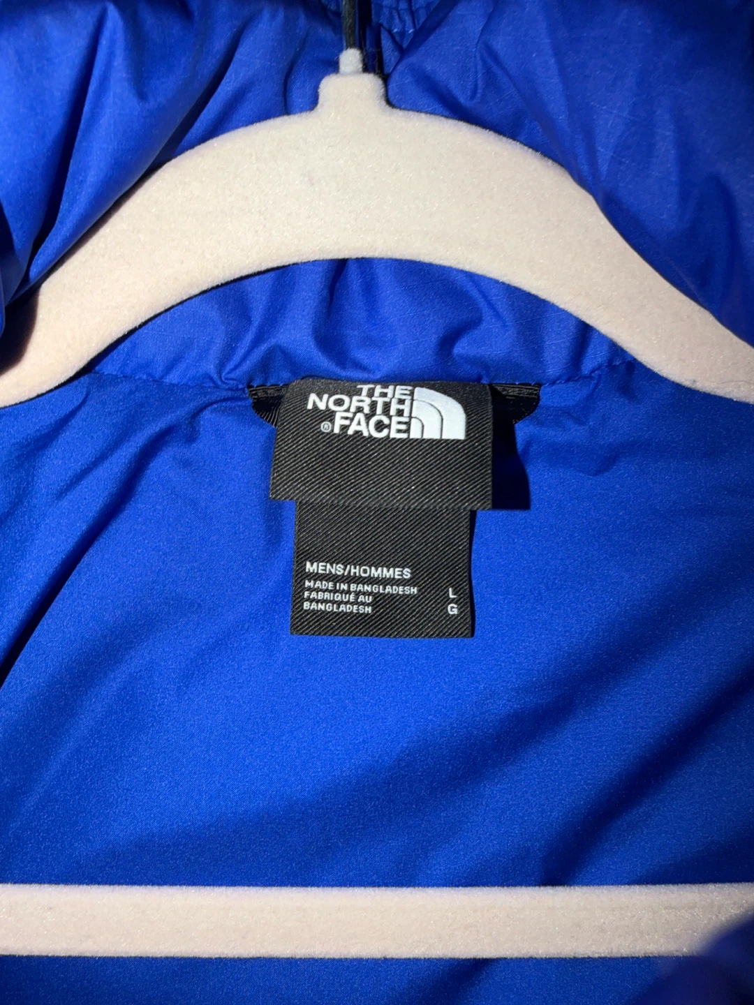 The North Face Blue Puffer Jacket - Size L - photo 2