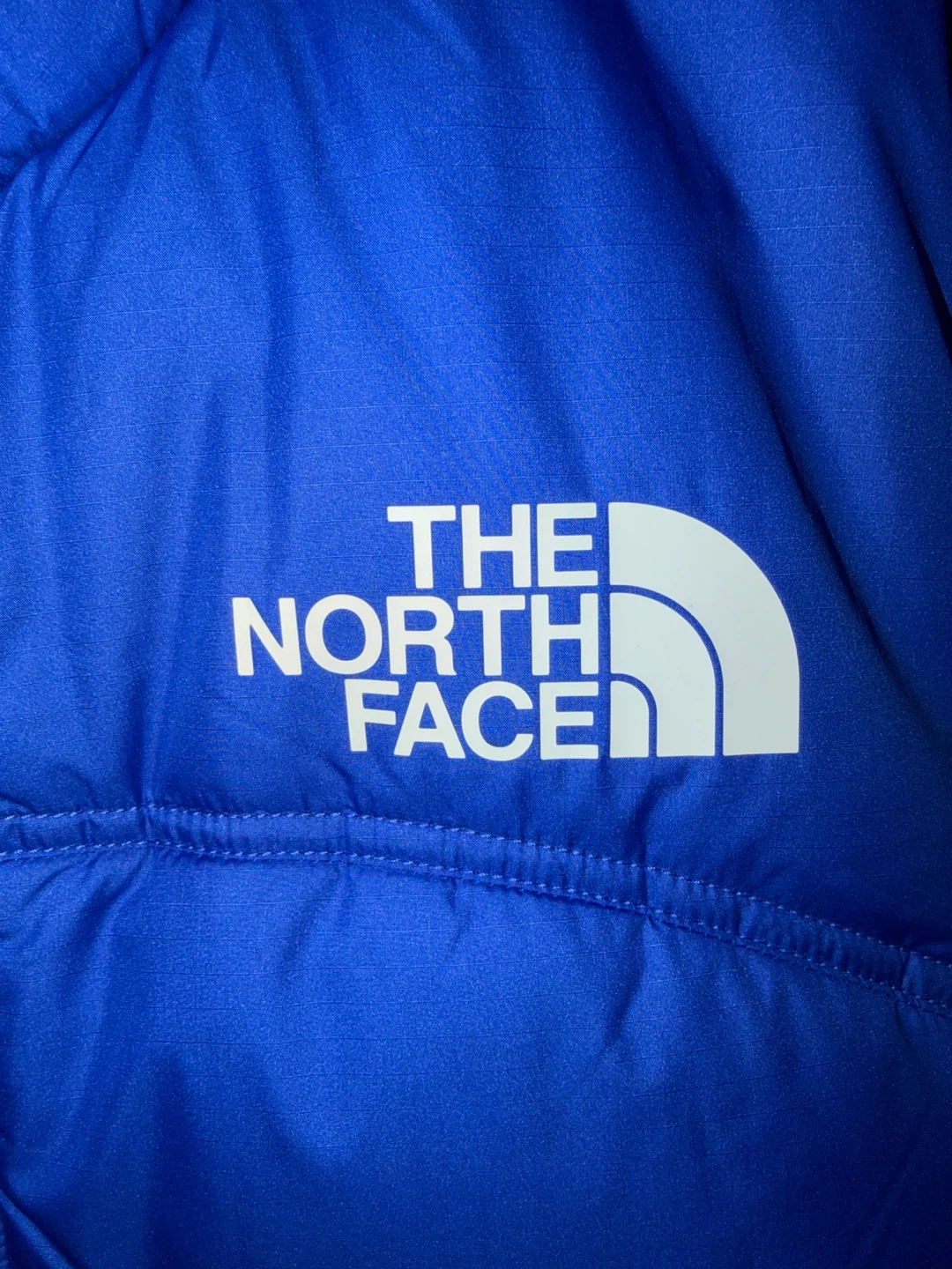 The North Face Blue Puffer Jacket - Size L - photo 4