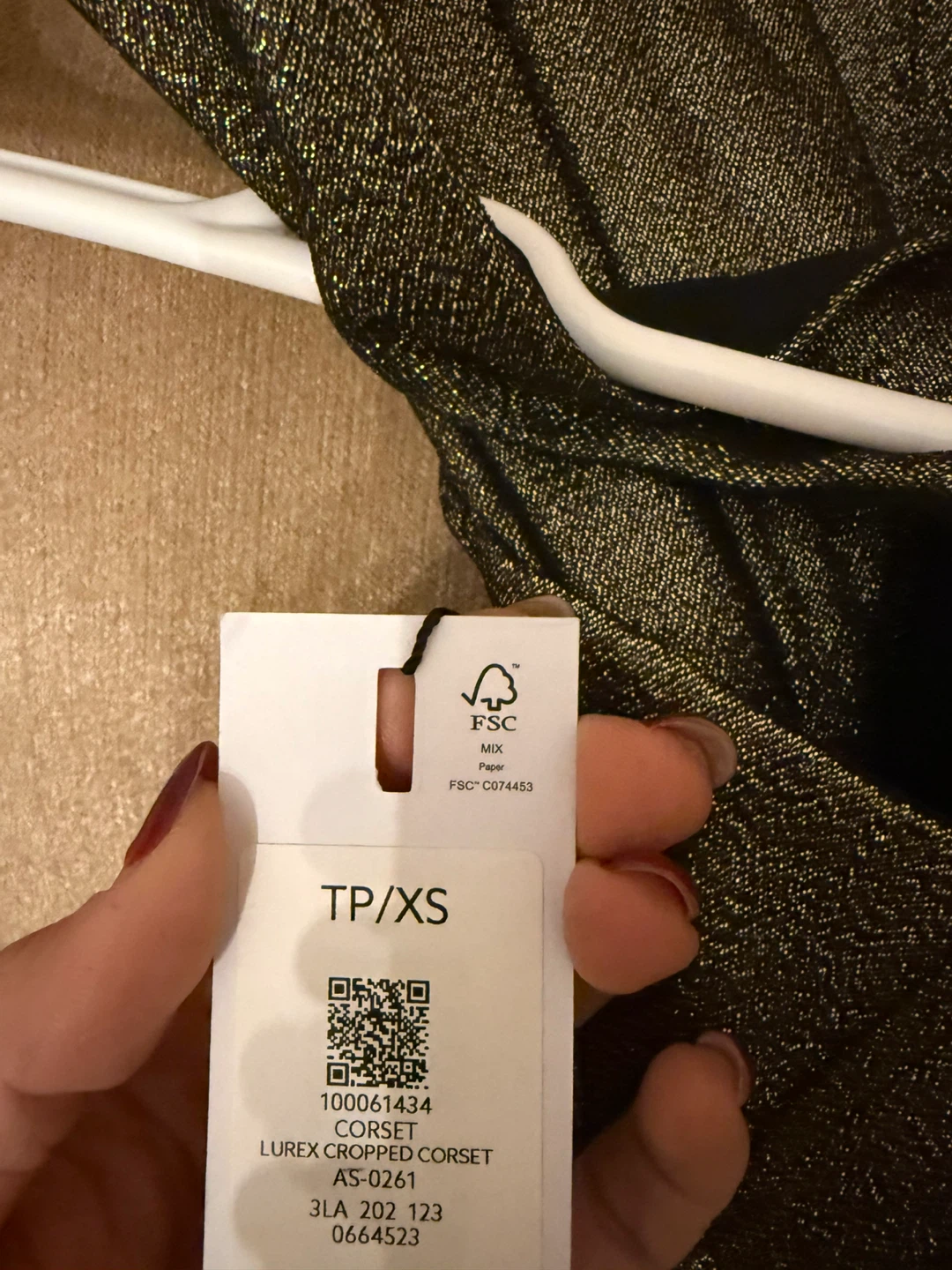 Dynamite Bowie Cropped Flare Pant & Corset Set - XS - photo 4