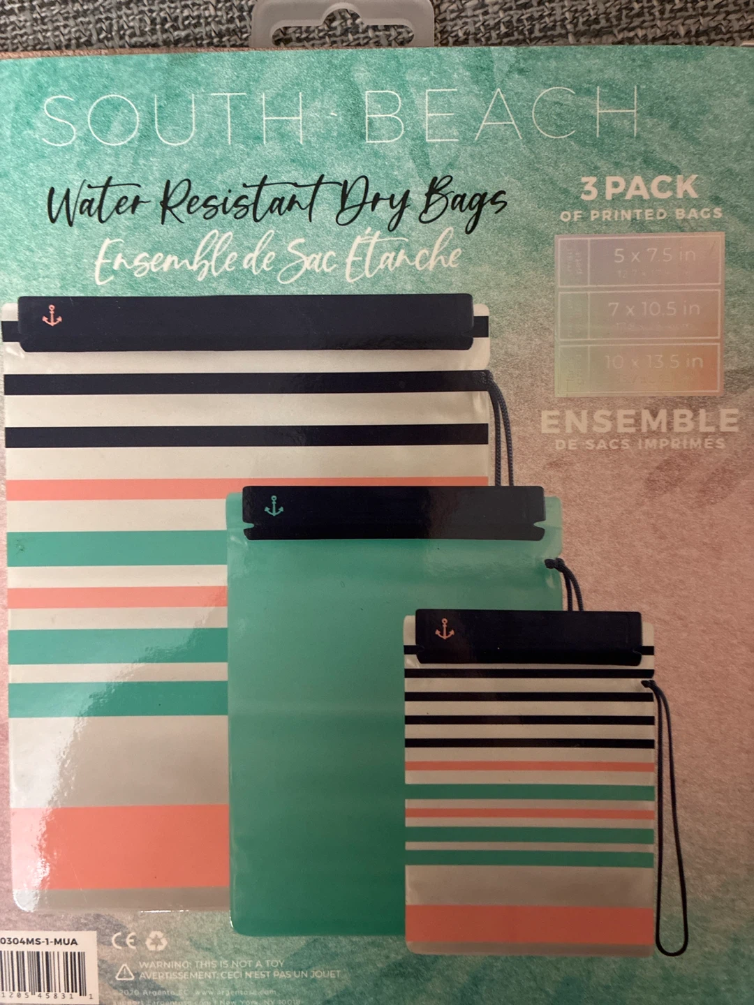 New South Beach Water Resistant Dry Bags - 3 Pack - photo 4