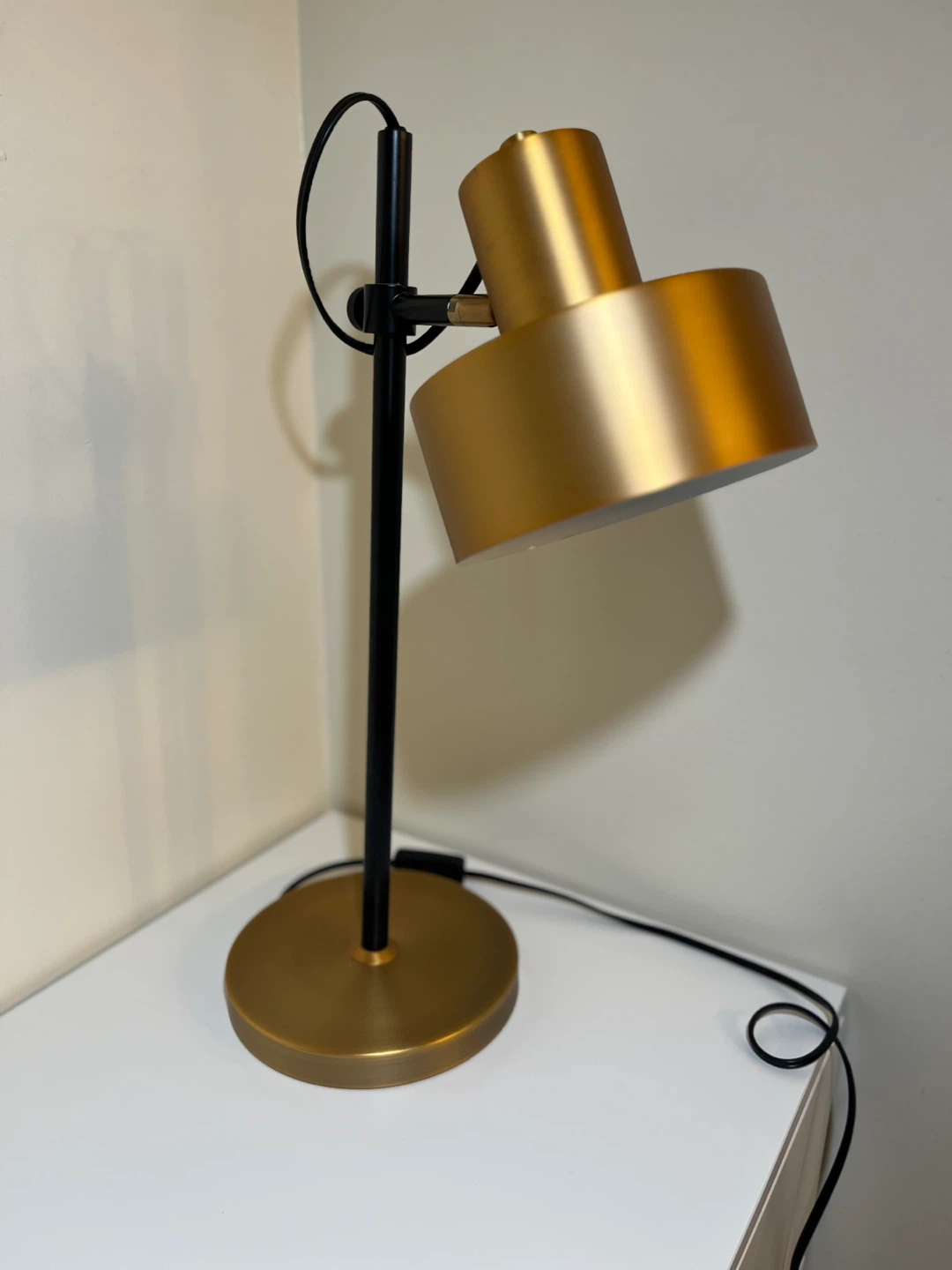 Structube Gold Desk Lamp