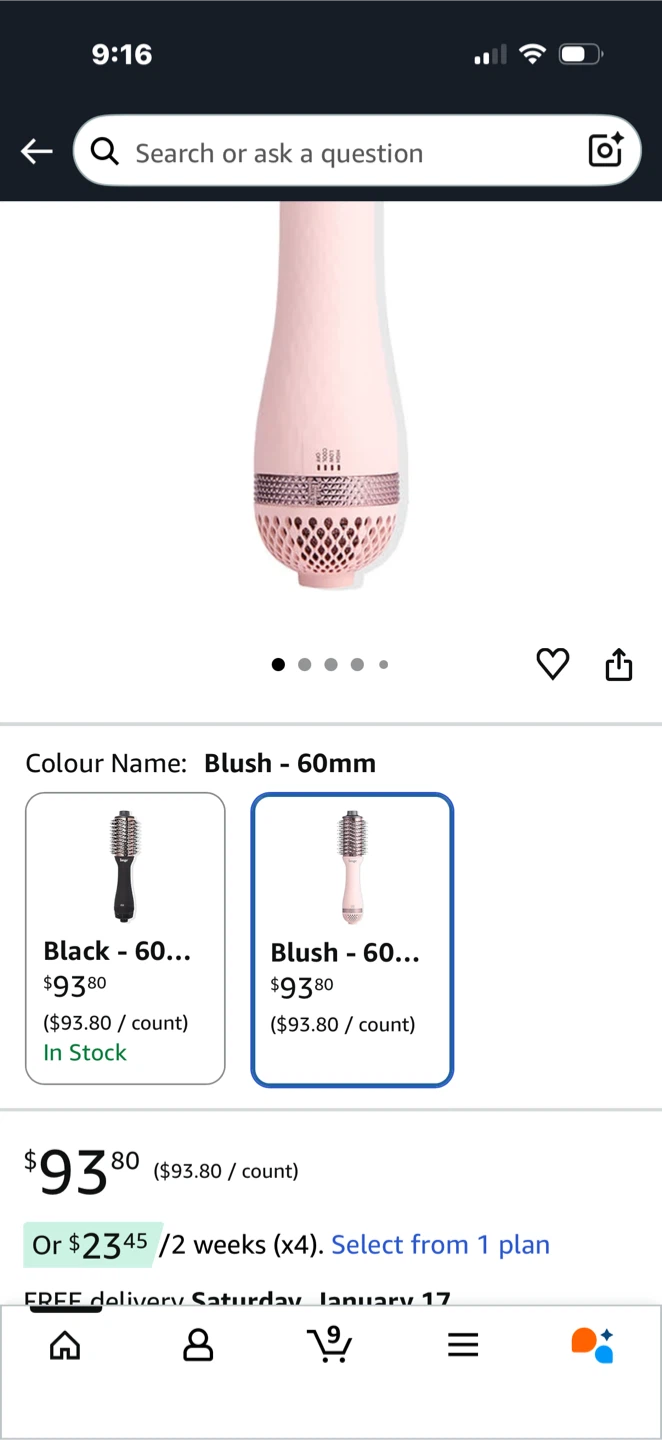L'ange Le Volume Blush 2-in-1 Brush Dryer