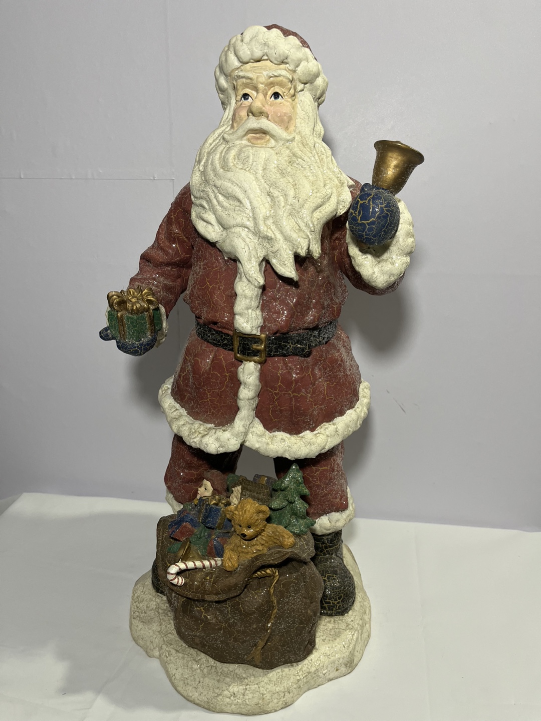 Santa Claus Figurine with Bell
