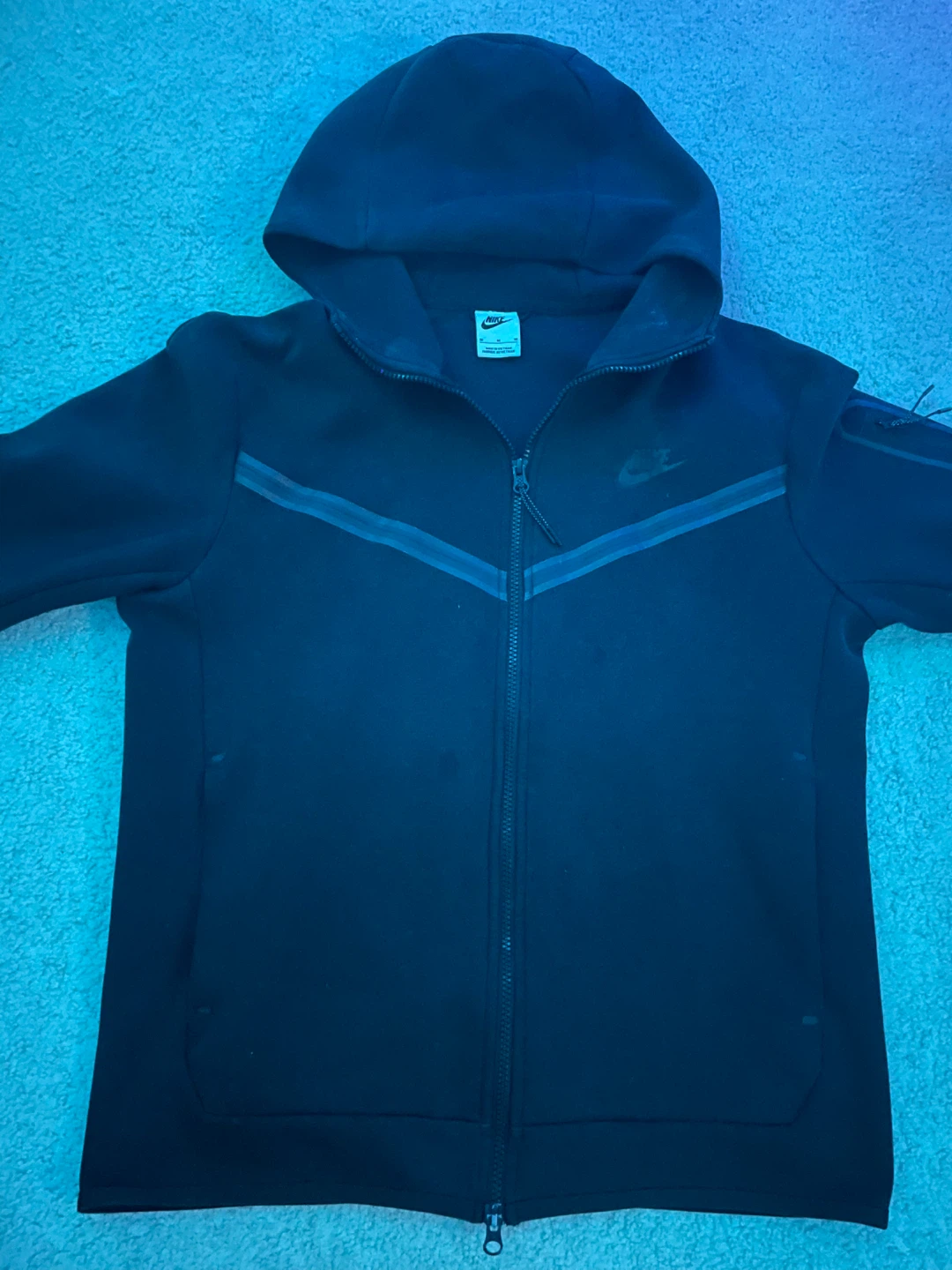 Nike Tech Fleece Hoodie Black Size M - photo 2