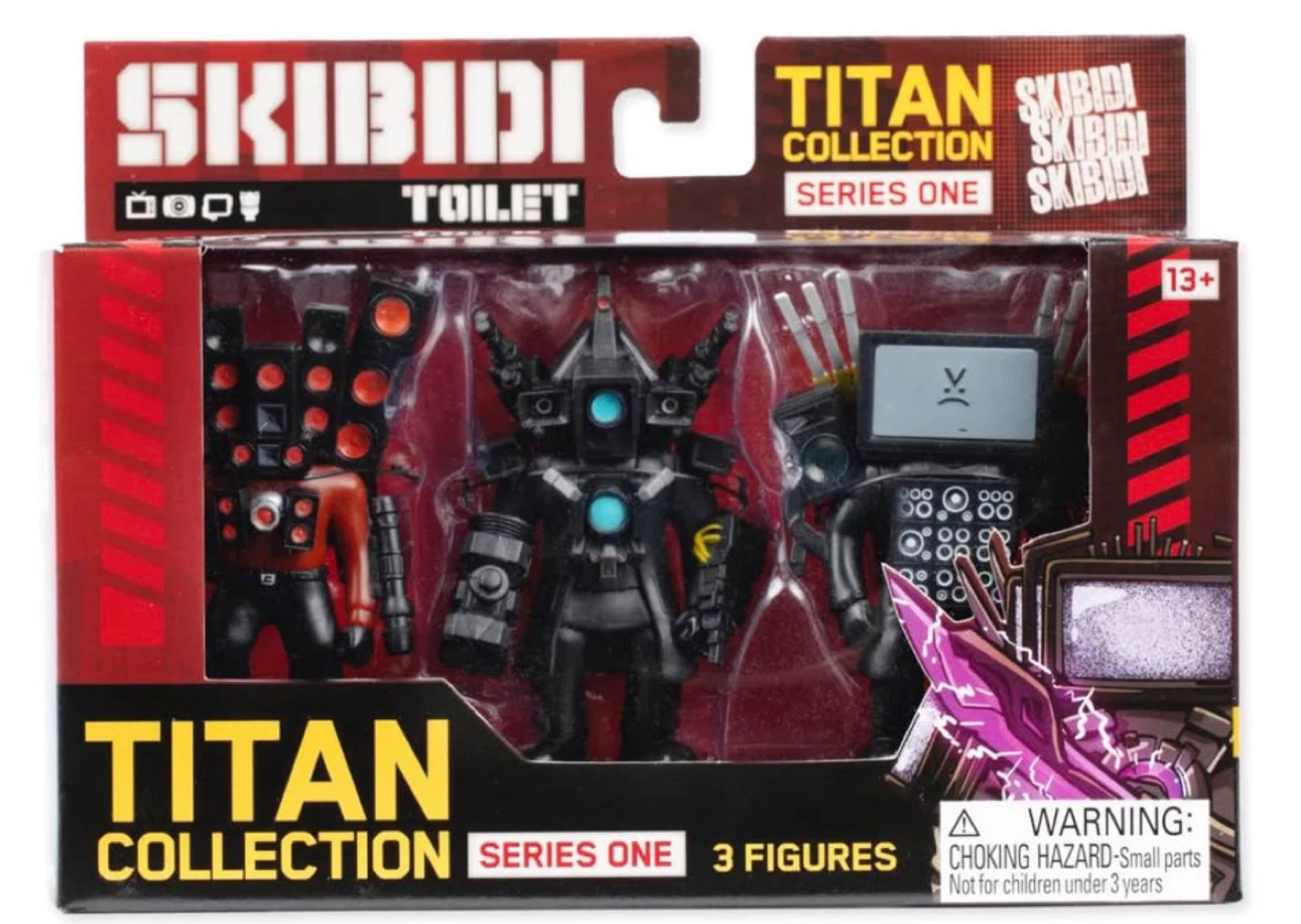 SKIBIDI Toilet Titan Collection Series One 3 Figures