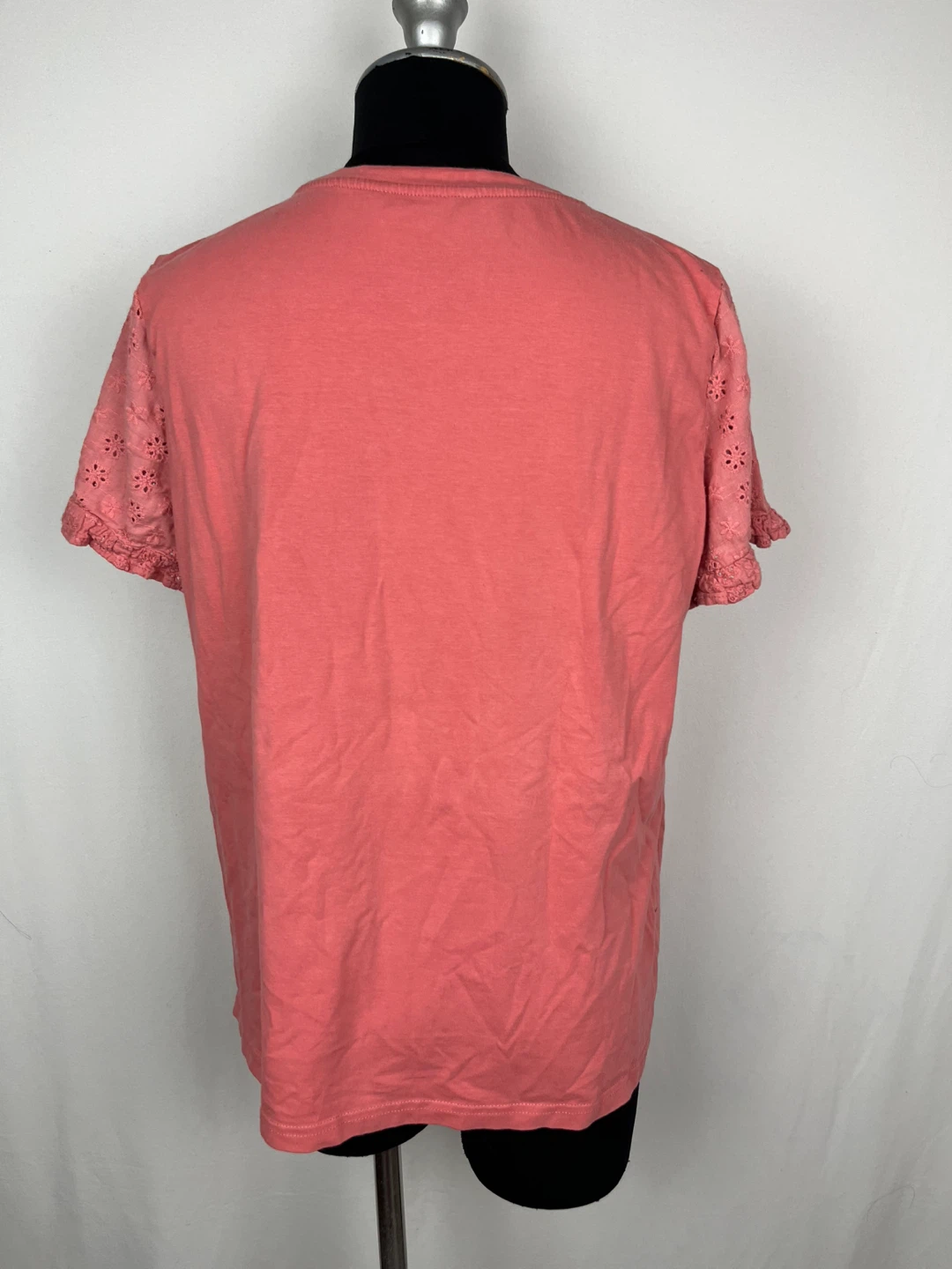 Shein Coral Top with Lace Sleeves Size M - photo 2