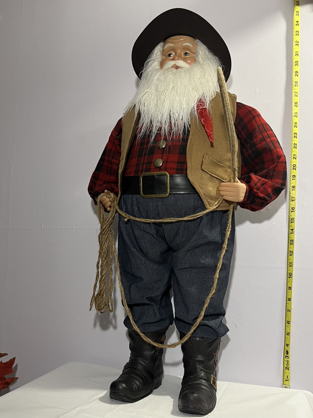 Cowboy 35” Santa Decoration - photo 4