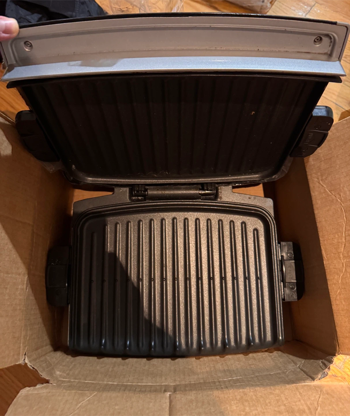 George Foreman Lean Mean Fat Reducing Grilling Machine - photo 2