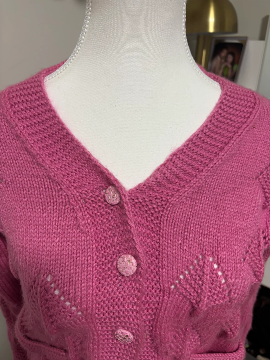 Pink Knit Cardigan - photo 3