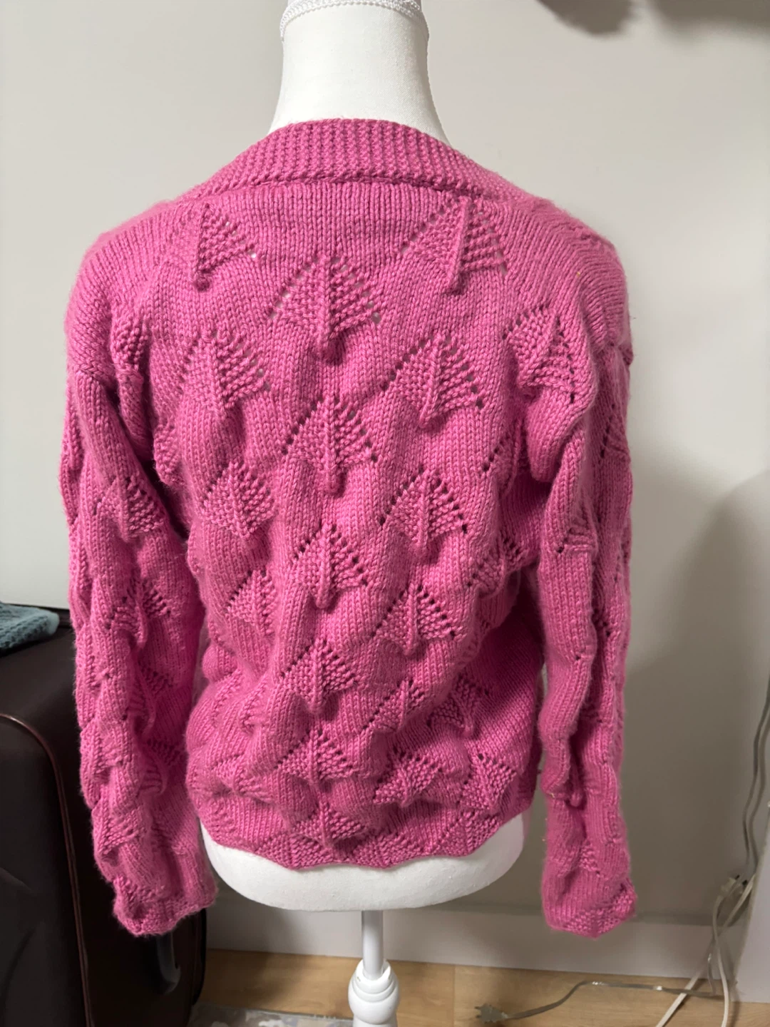 Pink Knit Cardigan - photo 4