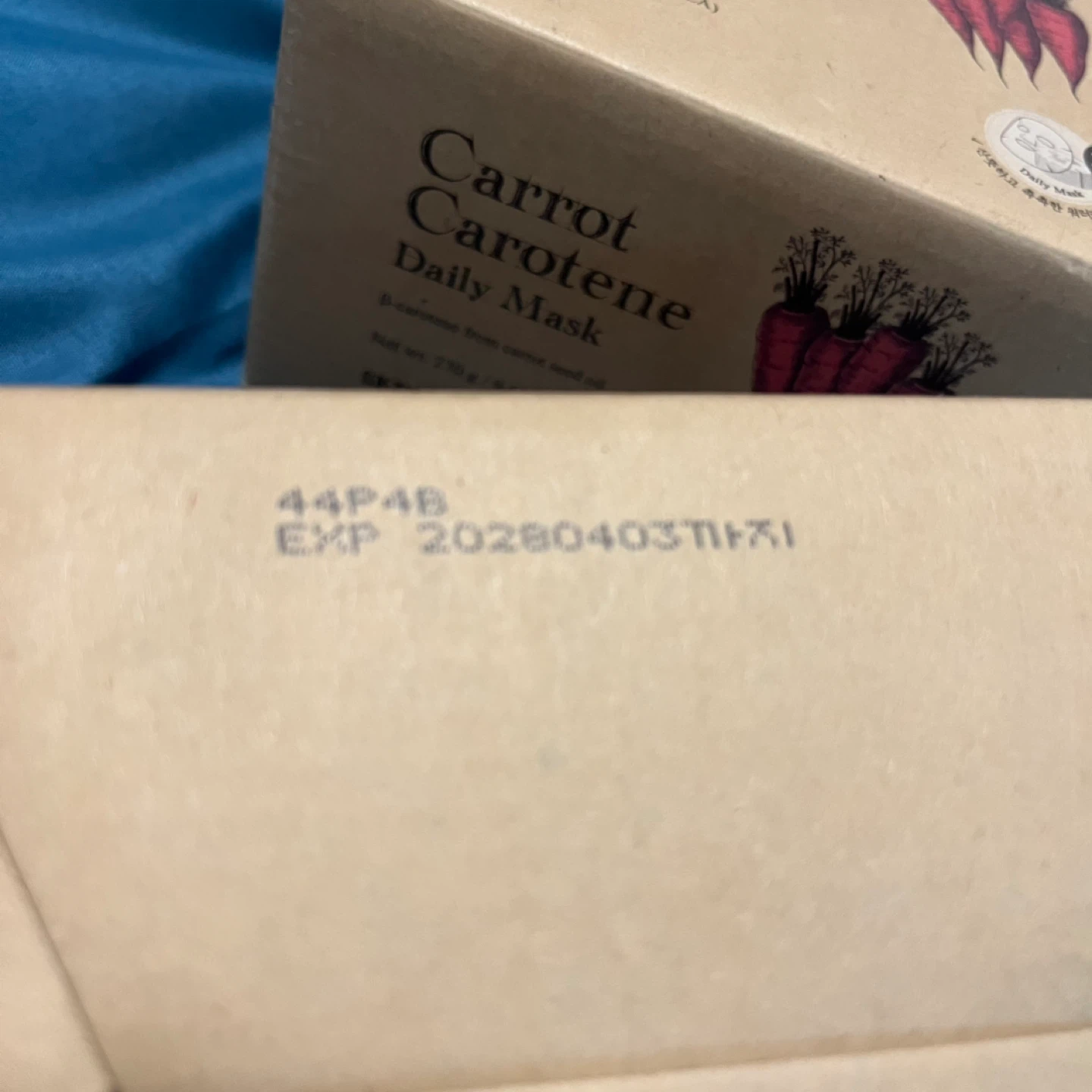 Korean Sheet Mask - Carrot Carotene Daily Mask Sheet 30P - photo 3