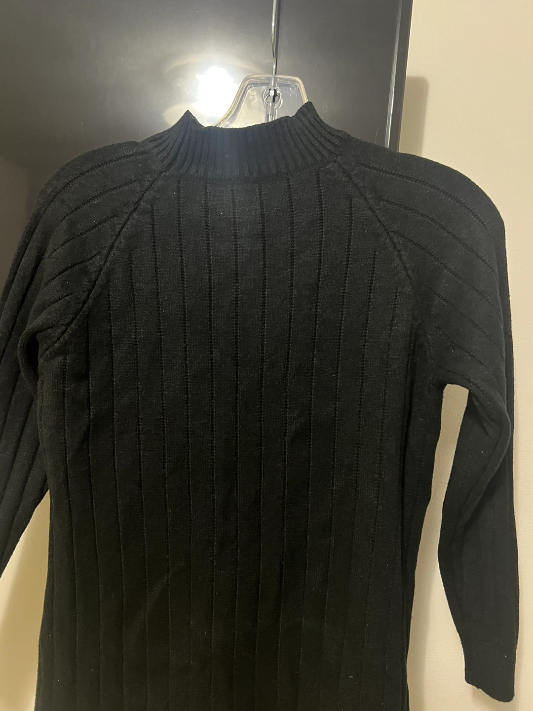 Black Knit Sweater Dress - photo 3