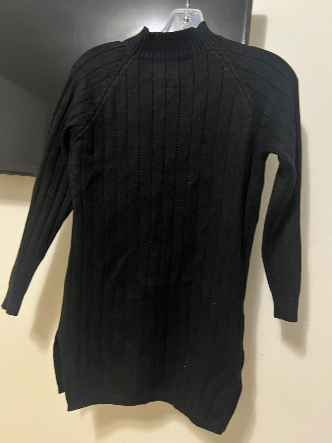 Black Knit Sweater Dress - photo 2