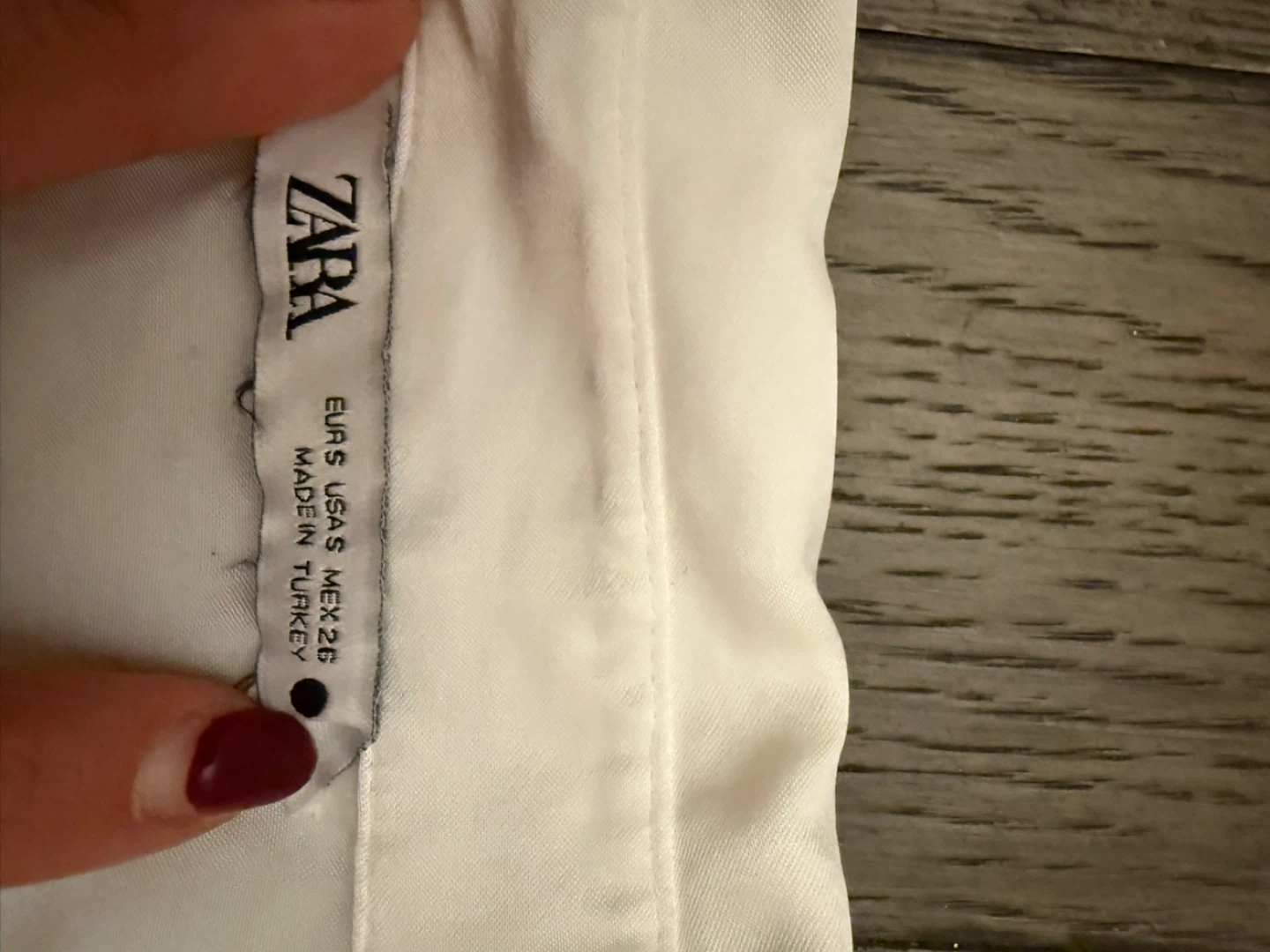 Zara White Blouse - Size XS - photo 2