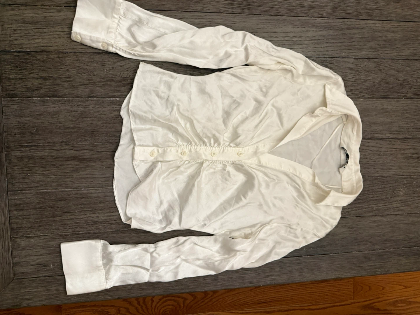 Zara White Blouse - Size XS