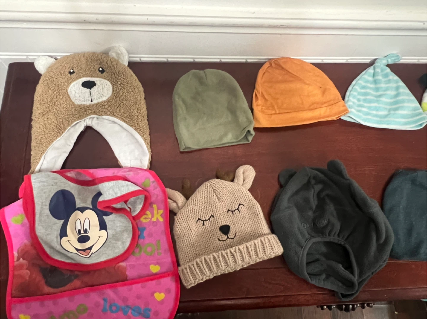 Baby Hats, Bib, Blankets & Underwear Bundle - photo 4