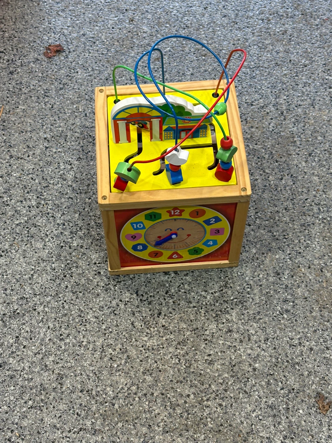 Wooden Activity Cube