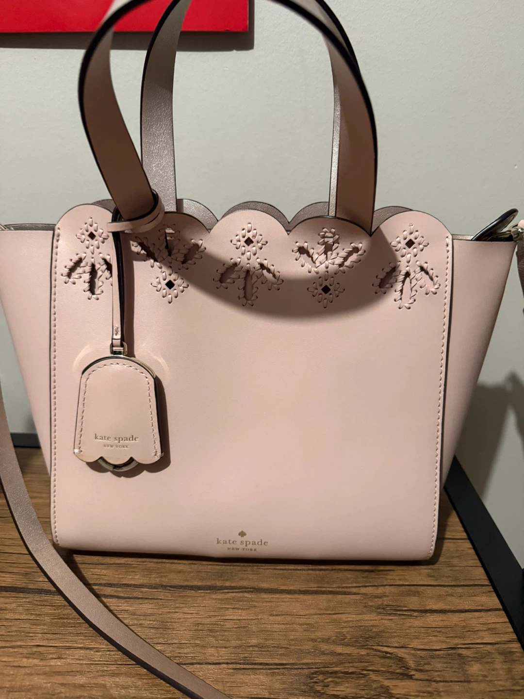 Kate Spade Pink Leather Tote Bag