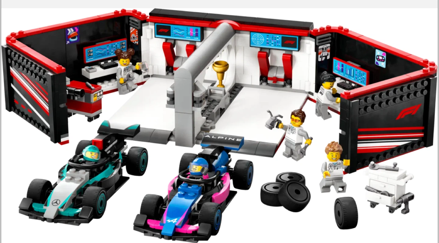 LEGO City 60444 F1 Garage & Race Cars - photo 3