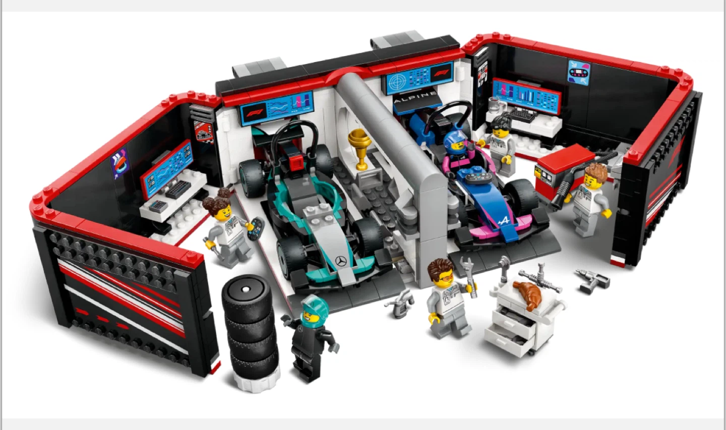 LEGO City 60444 F1 Garage & Race Cars - photo 2