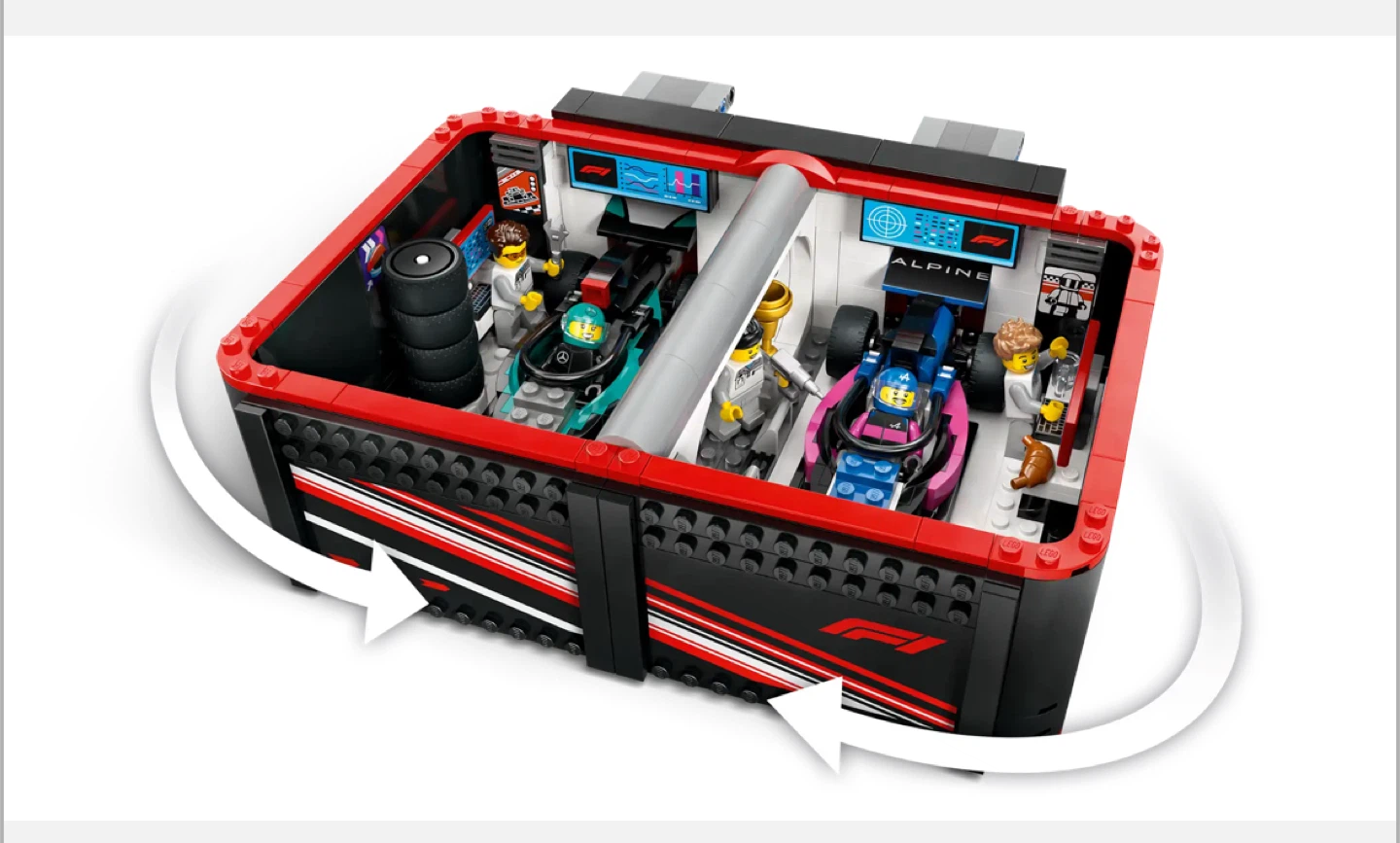 LEGO City 60444 F1 Garage & Race Cars - photo 4