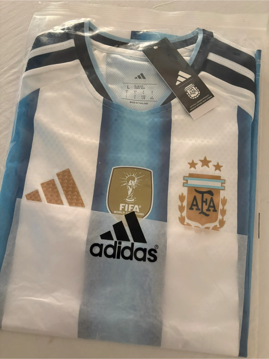Adidas Argentina Home Jersey Size L – Brand New