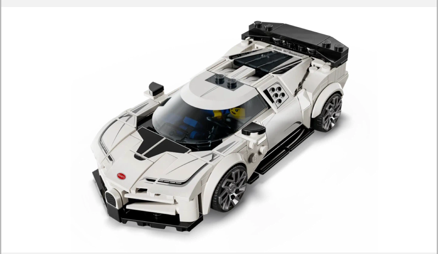 New LEGO Speed Champions Bugatti Centodieci 77240 - photo 2