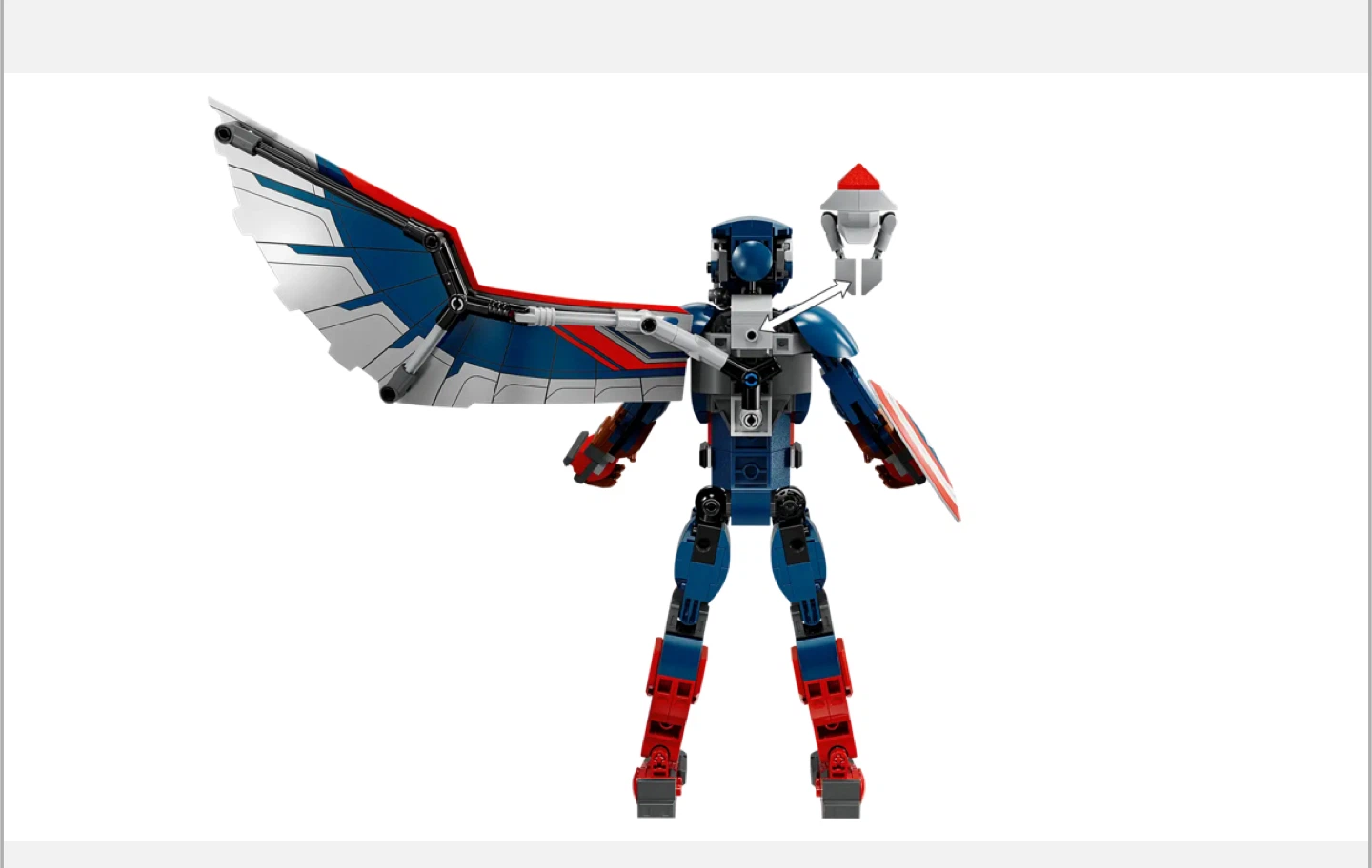 LEGO Marvel Captain America Construction Figure 76296 - photo 3