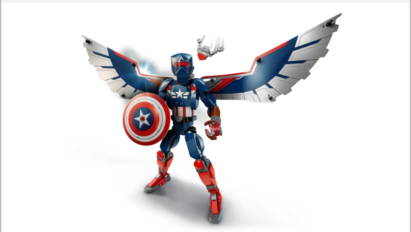 LEGO Marvel Captain America Construction Figure 76296 - photo 2