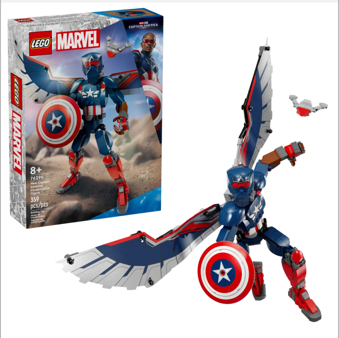 LEGO Marvel Captain America Construction Figure 76296
