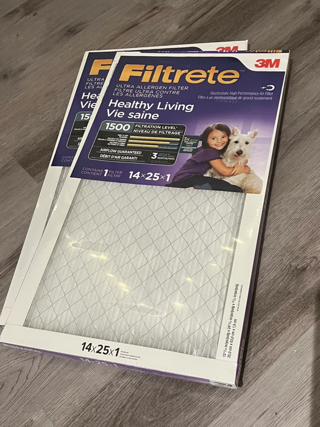 Filtrete 14x25x1 Healthy Living Air Filter