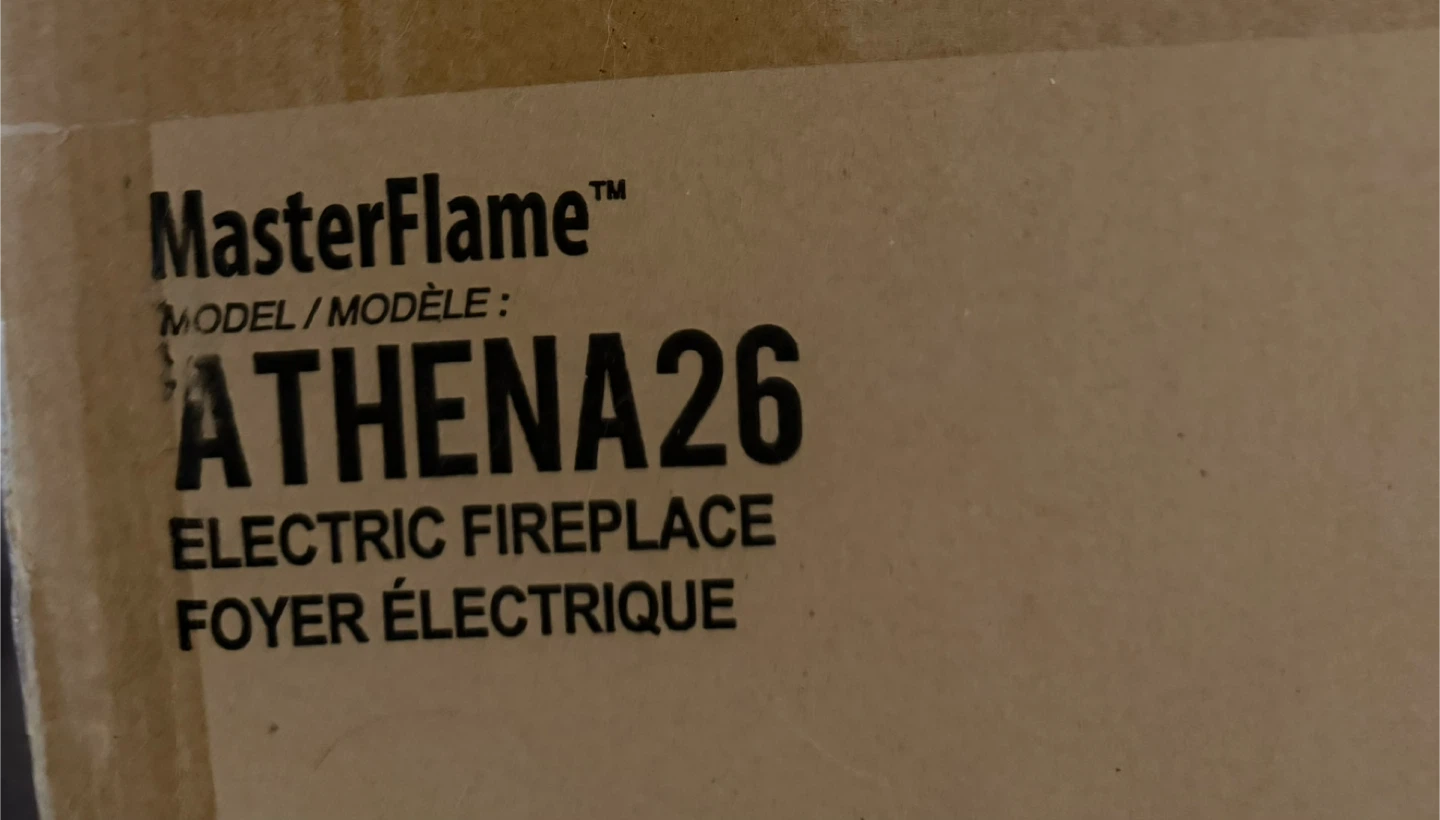 MasterFlame Athena26 Electric Fireplace - NEW in box! - photo 3