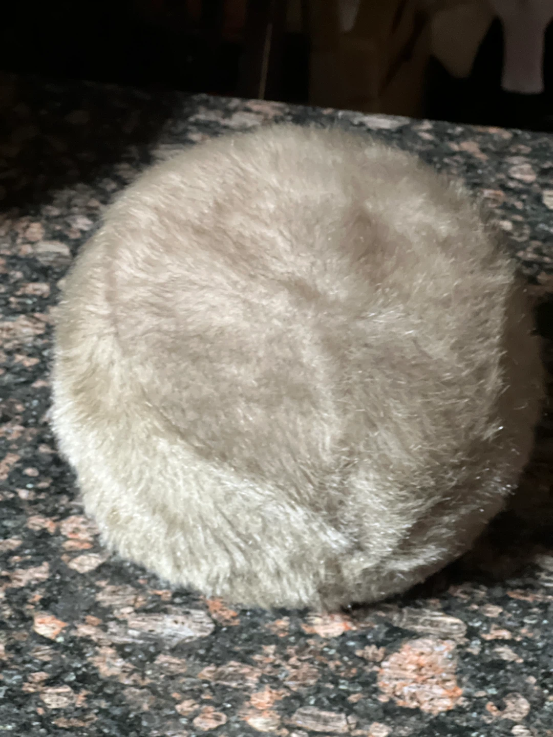 Faux Fur Pillbox Hat - Cream - photo 4