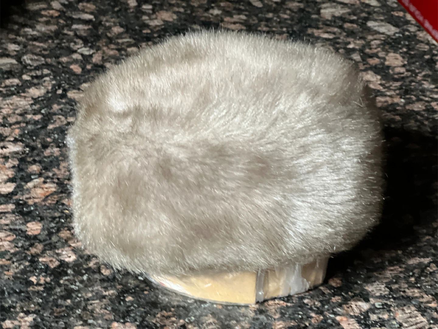 Faux Fur Pillbox Hat - Cream - photo 2